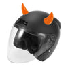 Make Model 2 x Car Motorcycle Helmet Bull Horn Bumper Suction Cup Orange