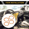 Toyota Tacoma 4 Pcs Car AC Vent Dashboard Decoration Rings (2016–2021)