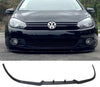VW Golf Mk6 Cupra R Front Bumper Lip 3 Pcs (2012-2014)