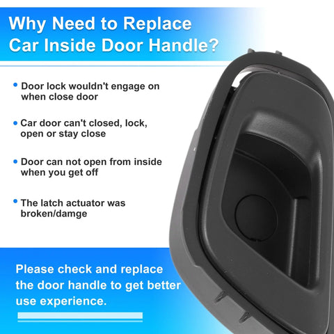 Chevrolet Spark Front Passenger Side Interior Door Handle (2013-2015)