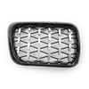 BMW E36 3 Series Shiny Black Diamond Front Grill (1997-1999)