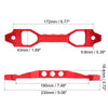 Honda Civic 190mm Red Aluminum Alloy Battery Tie Down Bracket (1996-2000)