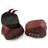 Harley Sportster Dyna Universal PU Leather Saddle Bags