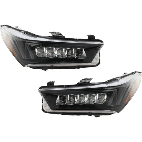 Driver and Passenger Side LED Headlight For Acura MDX