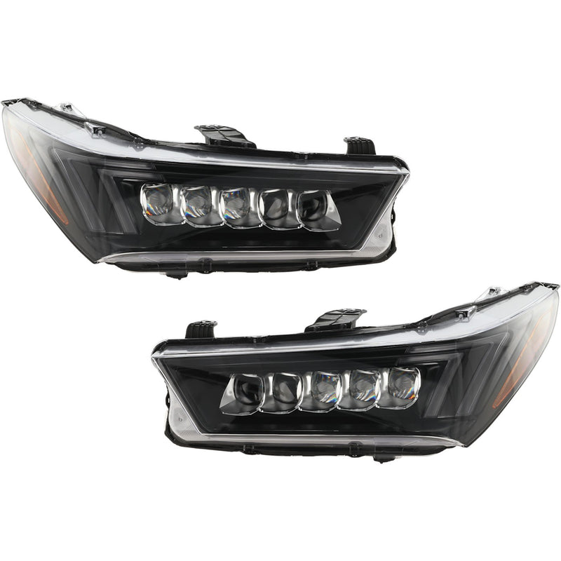 Driver and Passenger Side LED Headlight For Acura MDX