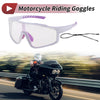 Motorcycle Set Motorcycle Riding Goggles Purple Lens White Purple Frame