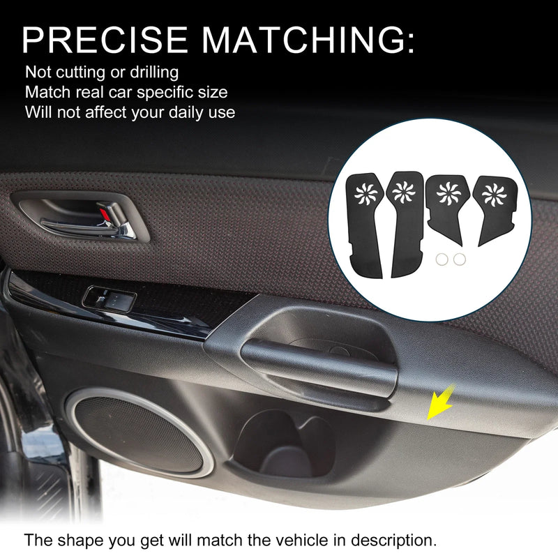 Porsche Cayenne Car Door Leather Anti Kick Pad Sticker (2018)