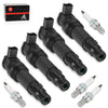 Suzuki Hayabusa GSX1300R 4 x Coils Iridium Spark Plugs (1999–2021)