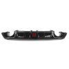Infiniti Q60 (2017-2022) Gloss Black W / Light Rear Bumper Diffuser Lip
