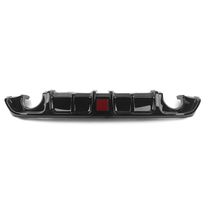 Infiniti Q60 (2017-2022) Gloss Black W / Light Rear Bumper Diffuser Lip