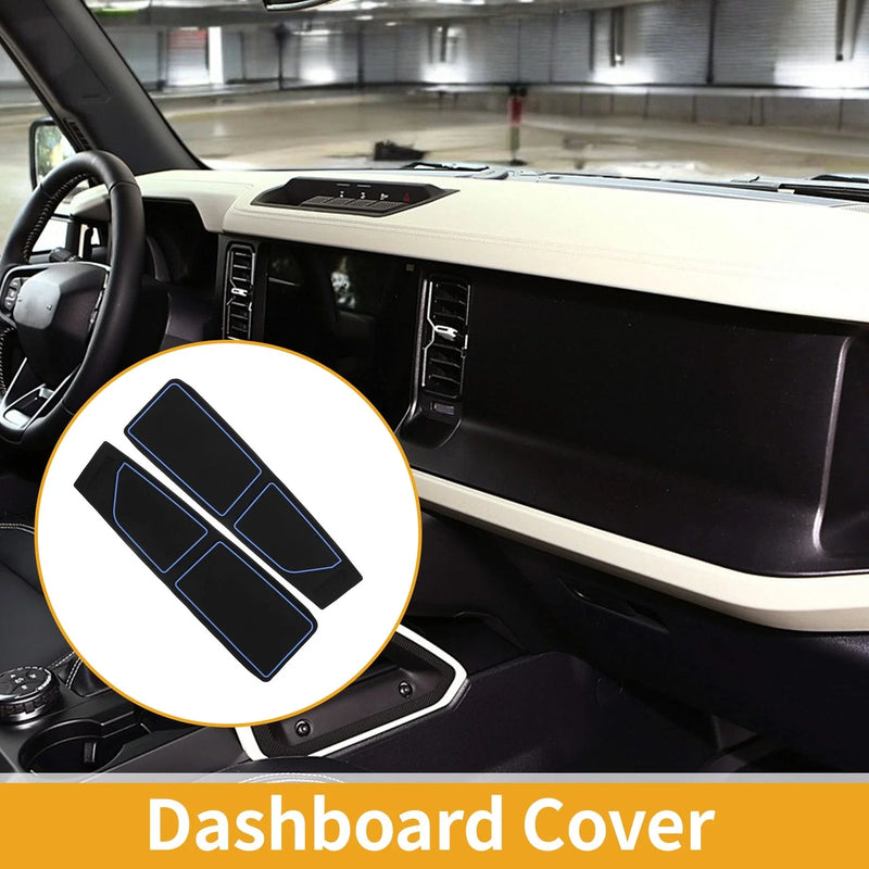Ford Bronco Accessories 2021-2024 Black Blue 1 Set Dashboard Cover