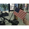 Yamaha - American USA Flag Pole Universal Motorcycle Luggage Rack Mount