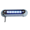 Boats Blue Stainless Cover Fully Sealed x 2 LED Underwater Lights
