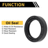 Oil Seal 40x55x12mm Rotary Shaft Seal NBR Rubber Black 5 Pcs