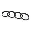 Audi A3 S3 (2012-2019) - Black 4 x Air Vent Cover Rings