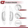 Subaru Impreza Silver Tone Aluminum Alloy Steering Wheel Paddles (2008-2021)