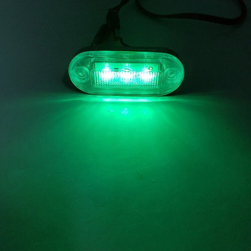 Truck Trailer RV Boat Car 12V 3 SMD LED Green Signal Light (2010-2023)