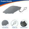 Mercedes-Benz A2078850123 Front Car Bumper Tow Hook Cover (2012-2018)