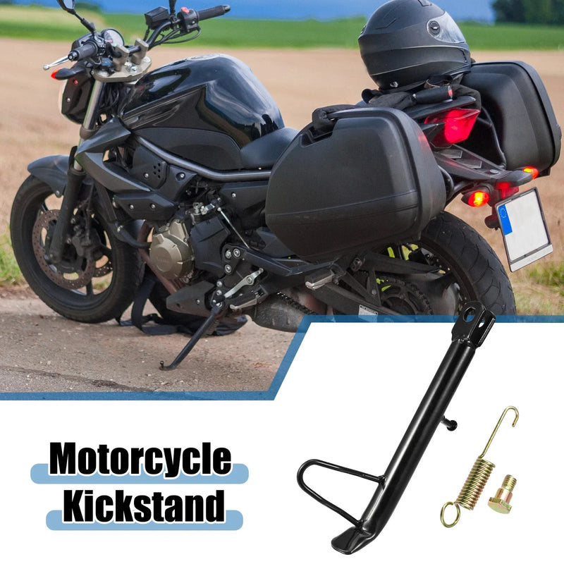 Motorcycle Kickstand 1 Set 9.45" Nonslip Side Stand Parking Foot