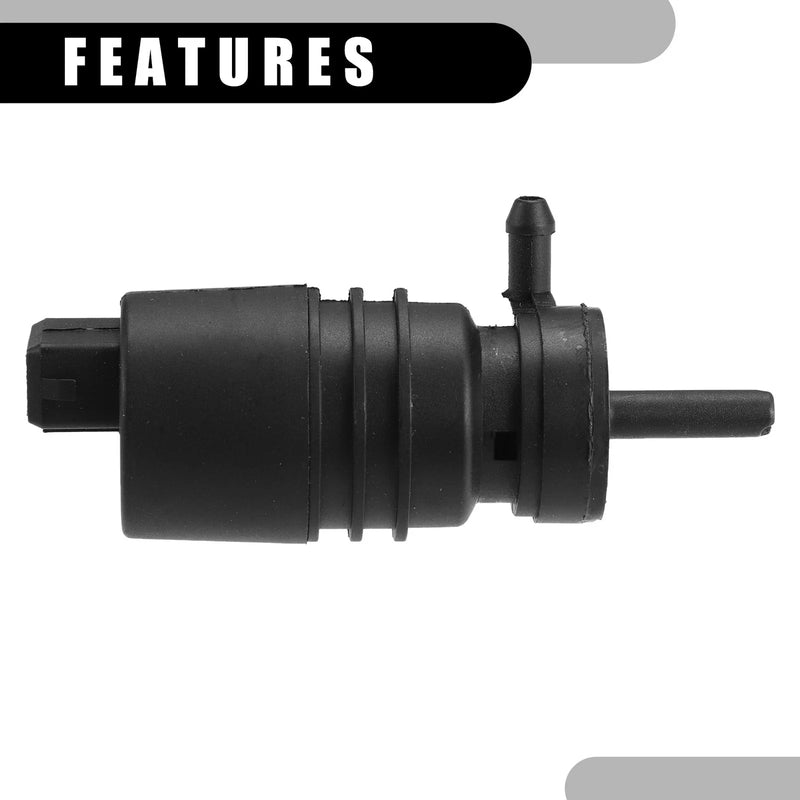 Porsche 911 (2012 - 2019) Plastic Black Windshield Washer Pump