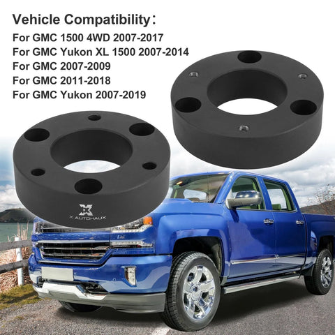Silverado 1500 4WD 2.5in Front Leveling Lift Spacers Kit (2007-2017)