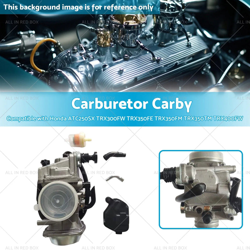 Honda ATC250SX TRX300FW TRX350FE TRX350FM TRX350TM TRX400FW Carburetor (1985-2006)