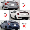Honda Civic (2016-2021) Red Rear Bumper Reflector Tail Lights