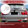 BMW X5 E70 White Tow Hook Cover Cap (2011-2013)