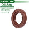 Oil Seal 22x35x6mm FKM Rubber 5 Pcs