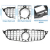 Mercedes-Benz C180 Chrome Silver Tone Front Upper Bumper Grille