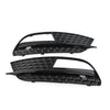 Audi A5 ABS Front Bumper Fog Light Grille Covers (2012-2016)