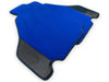 Ferrari F430 (2004-2009) | AutoWin Brand, Carbon Fiber Leather Blue Floor Mats