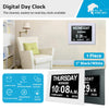 Dementia - Time, Date, Month 7" LED Digital Day Clock Calendar Wall (2023)