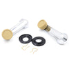 Toyota Corolla KE20 KE25 KE30 KE35 1970-1981 Beige Crank Door Handle x2