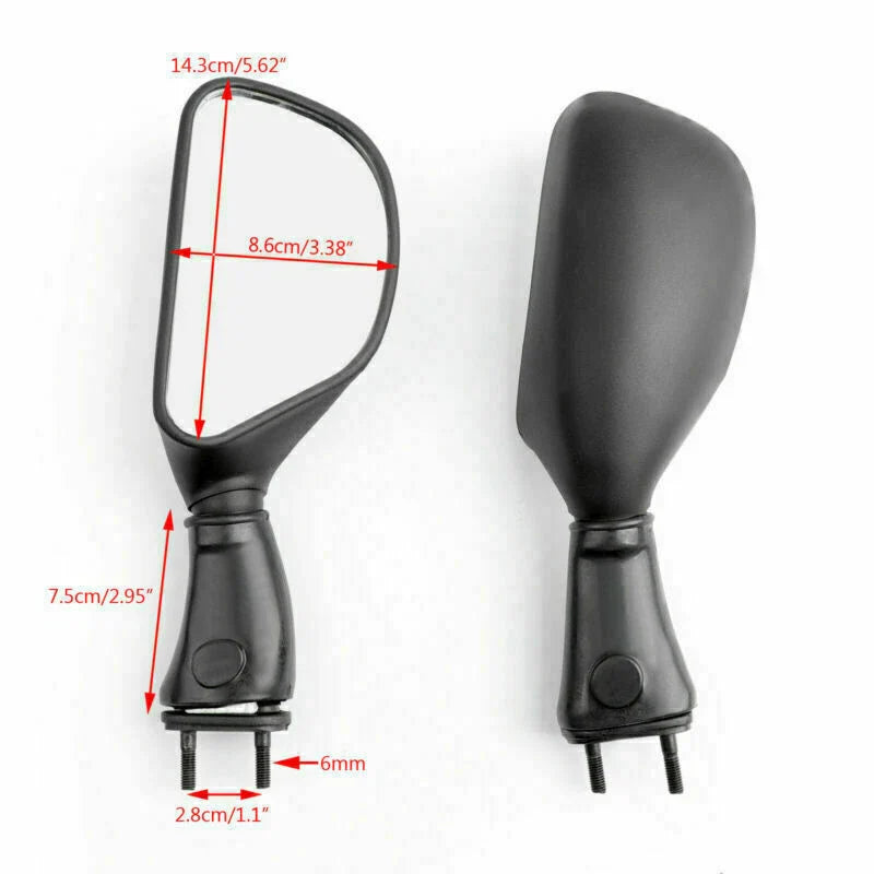 Kawasaki ZX6R 98-02, ZX9R 98-03, Black Mirror (1998-2003)