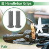 Motorcycle 25mm Hand Grips Cover Handlebar Grips TPU Dark Gray