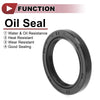Rotary Shaft Seal 40x55x7mm 5 Pcs Oil Seal Nitrile 70 Durometer Rubber Black