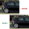 VW GOLF5 (2003-2009) 2 x Gloss Black Rear Window Louver Trim