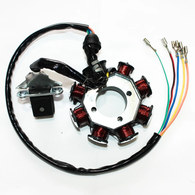 150cc 200cc 250cc PIT Quad Dirt Bike ATV 8 Pole Magneto Flywheel Stator