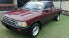Toyota Hilux MK3 LN85 RH Manual Side View Mirror Black (1989-1995)