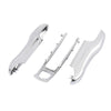 Porsche Panamera Cayenne Silver Tone Key Cover Fob Shell (2010-2023)