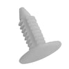 Car 8 x White License Plate Plugs Front Bumper Hole Covers