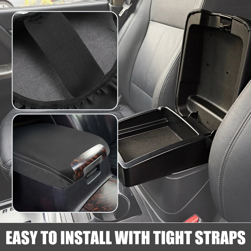 Dodge Charger (2011-2023) Black Gray Car Center Console Armrest Cover