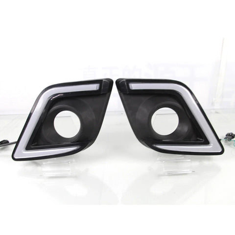 Toyota Hilux Fog Lamps Day Running Lights w Turn Signal (2015–2017)