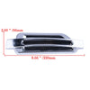 Chrome Car Auto Bonnet Air Intake Flow Side Fender Vent Hood Scoop Cover 2 x
