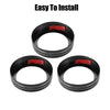 Mazda CX-3 (2015) - 3 Pcs Black AC Air Conditioner Switch Knob Cover