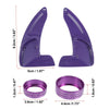 Dodge Charger Purple Paddle Shifter AC Volume Knob Cover Ring Trim (2011-2023)
