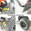 Isuzu D-Max TF Ute 4WD 4X4 Off-Road Black Rubber Mud Flap Splash Guard