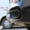 BMW X5 F15 X6 F16 Black Rear Cylinder Exhaust Pipe Trims (2014-2020)