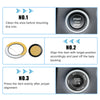 Dodge Charger Challenger Engine Start Stop Push Button Cover Kit (2015-2023)
